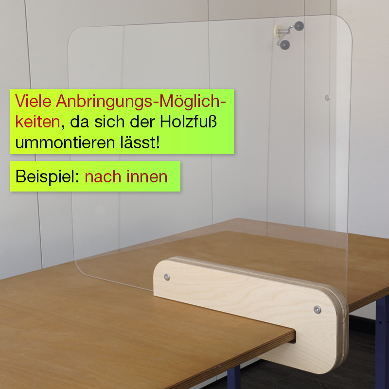 Hygiene-Schutzwand Flexaform für Tische, transparent Hygiene-Schutzwand Flexaform für Tische, transparent