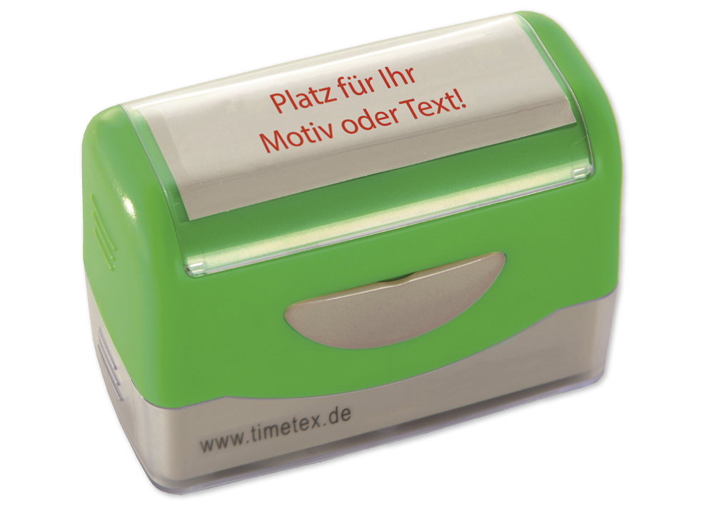 Individual-Siebdruck-Stempel, rechteckig 25x75mm