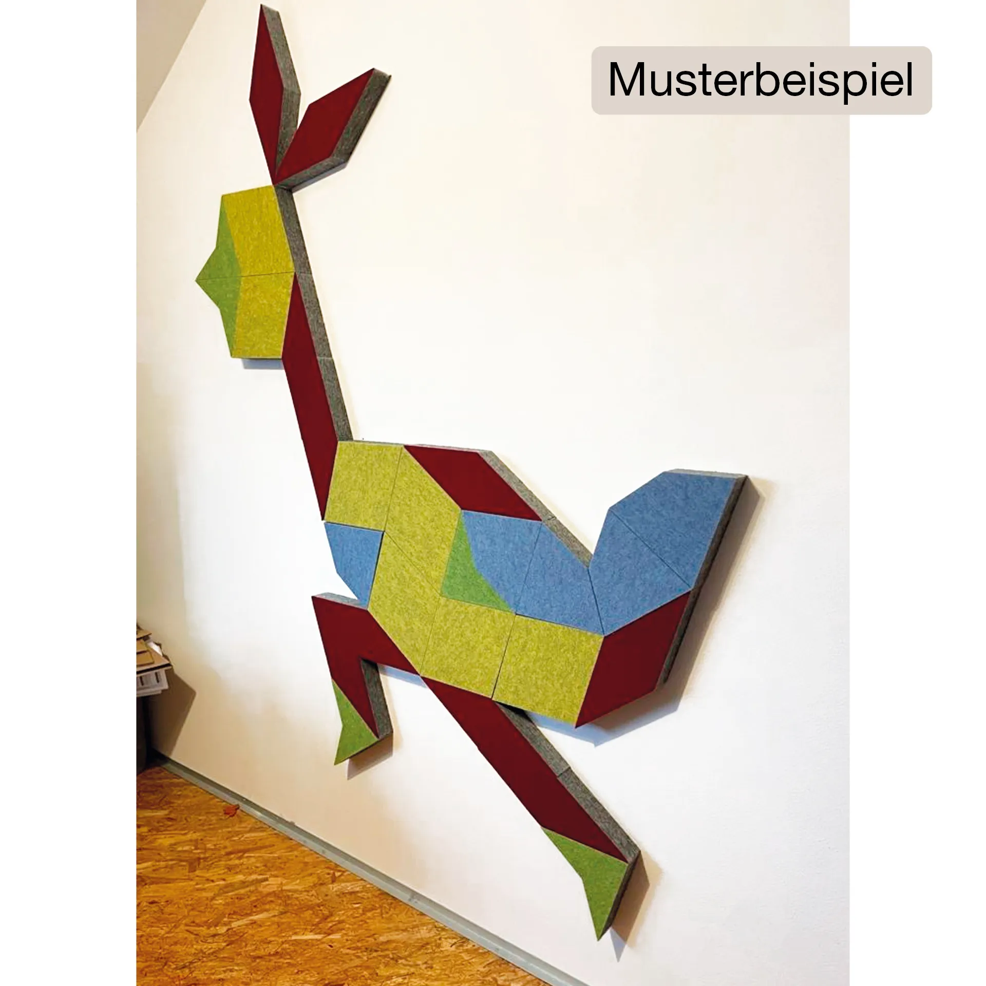 Schallabsorber Silentstar "Sonne", 123x129 cm, 40-tlg.