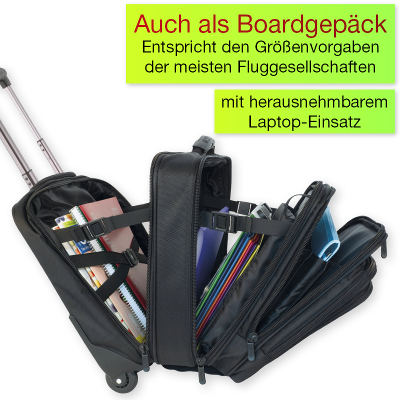 Multifunktions-Trolley "Pera Trend XXL" Lightpak, schwarz