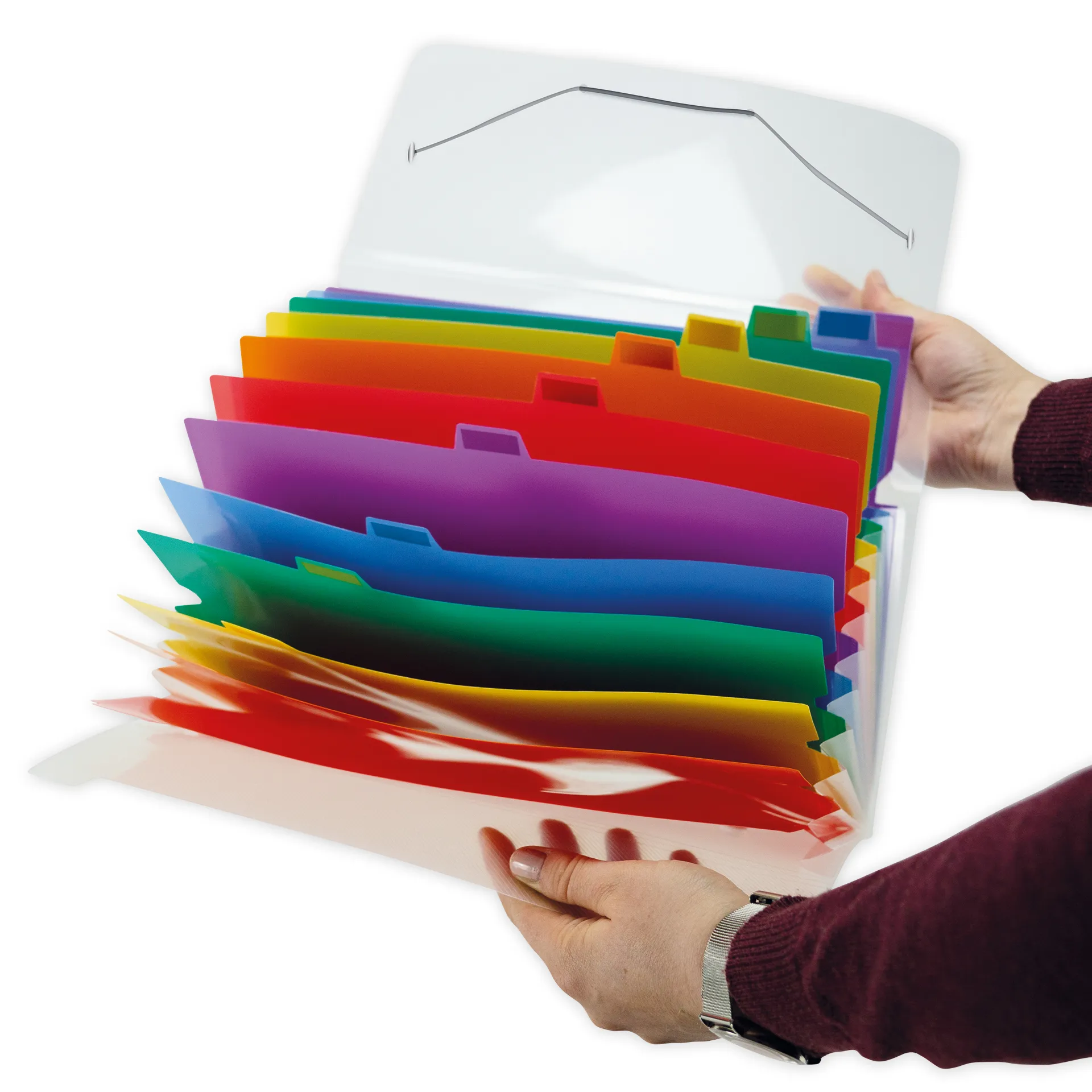 Fächer-Ablage-Registermappe A4-Plus