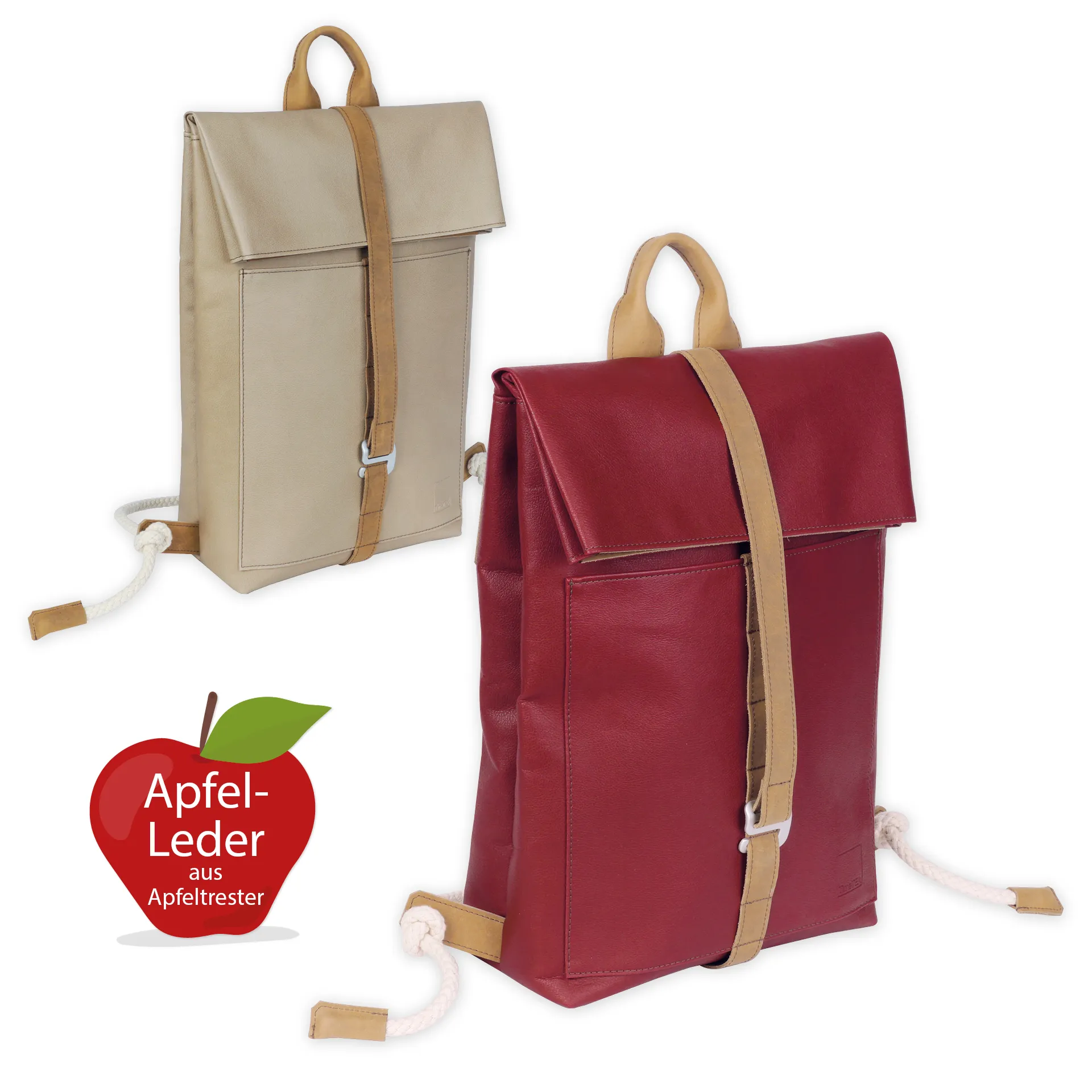 TimeTEX Business-Rucksack "Sacci Pure" aus Apfelleder