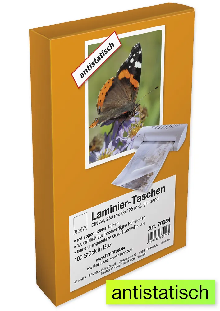 Laminiertaschen A4 2x125 mic klar