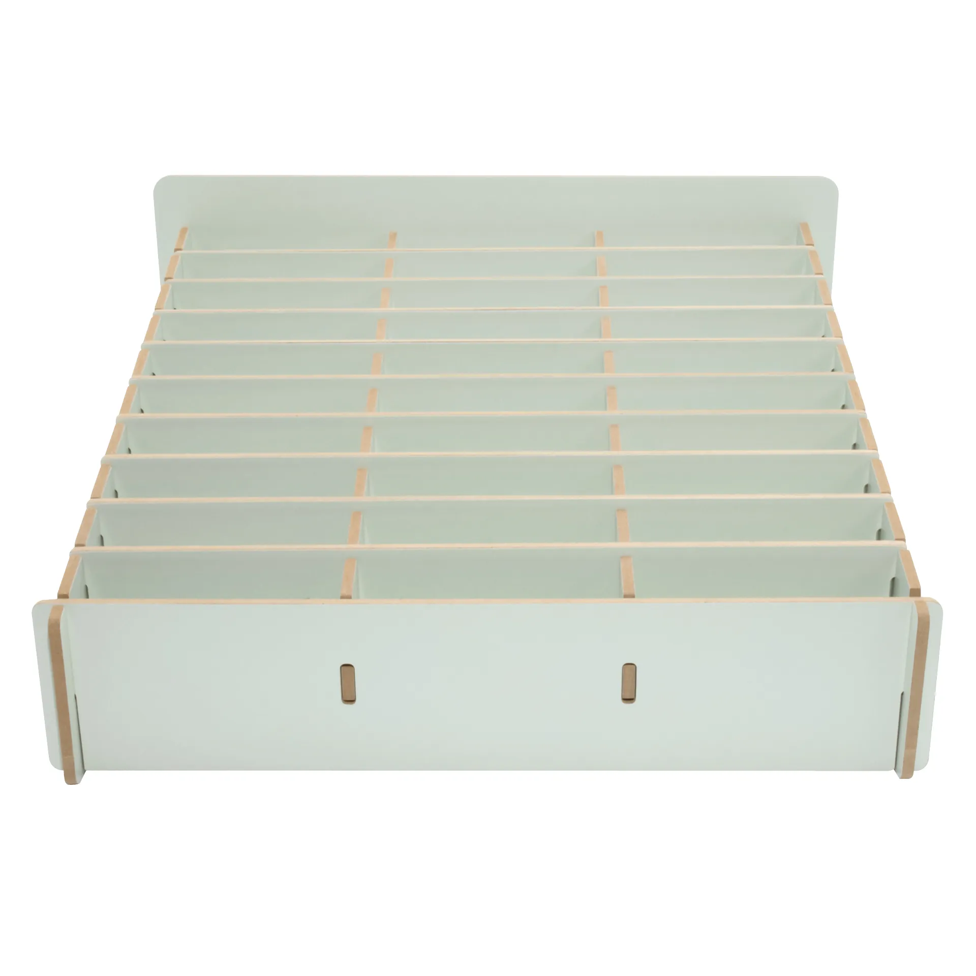 Handy-Parkplatz aus MDF, 30 Fächer, pastellgrün