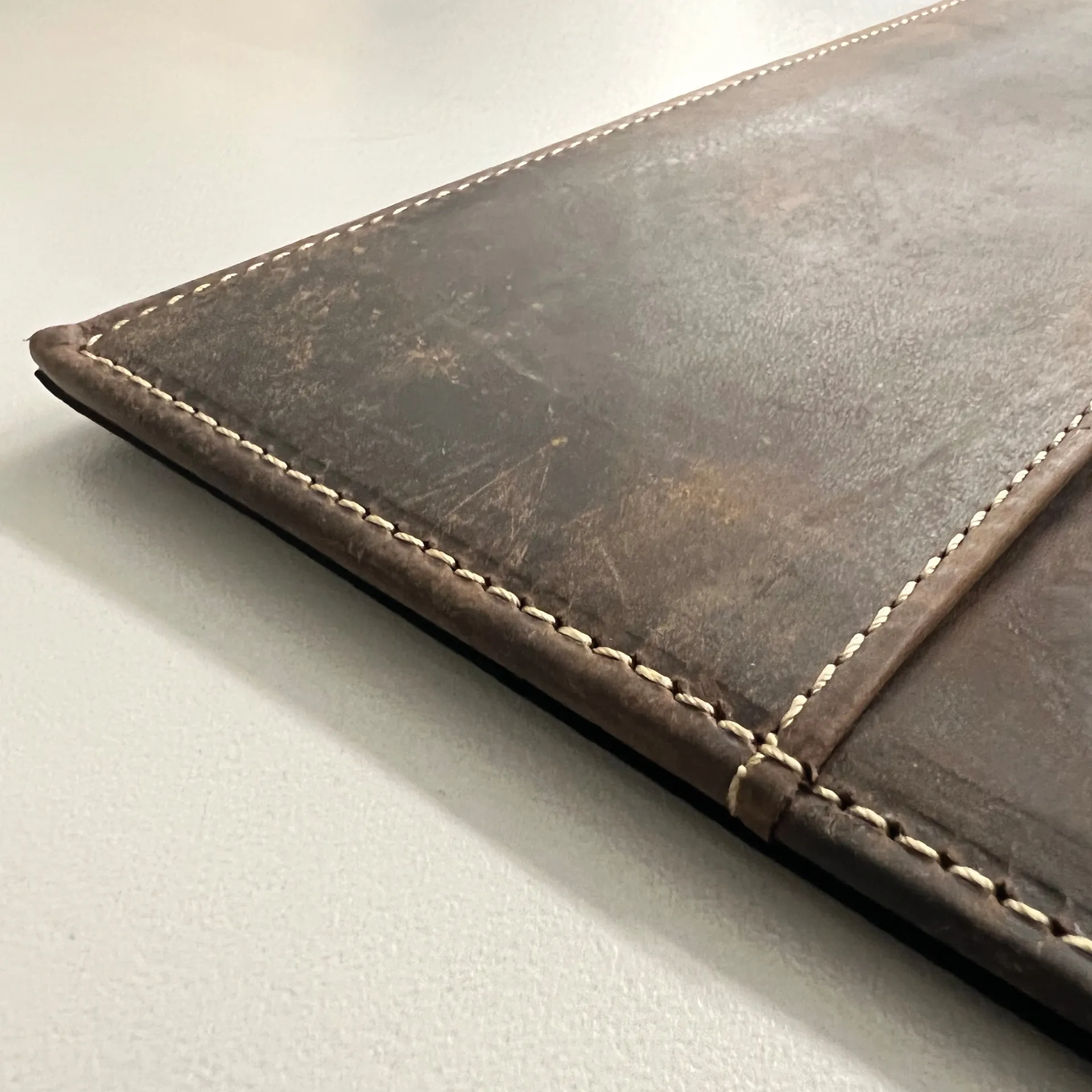 Schreibtisch-Unterlage aus Sattelleder, ranger-antik