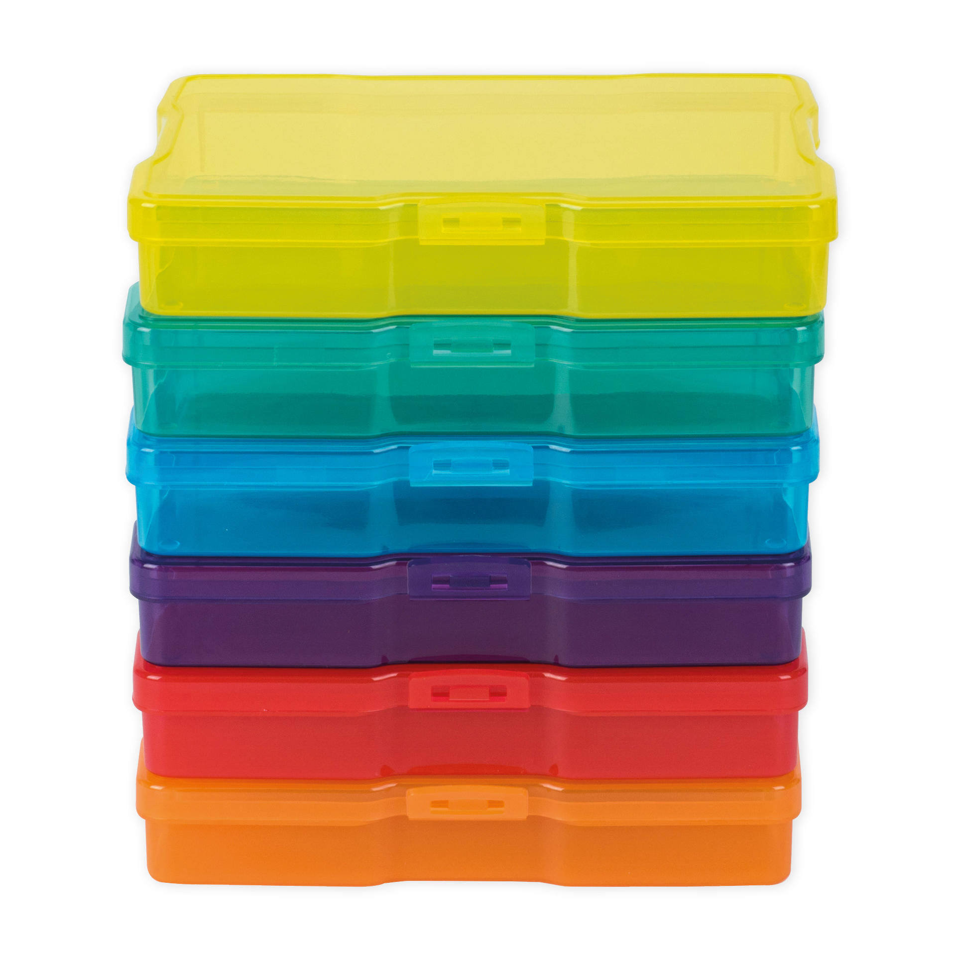 TimeTEX Farb-Boxen in der Box, transparent, 7-tlg.