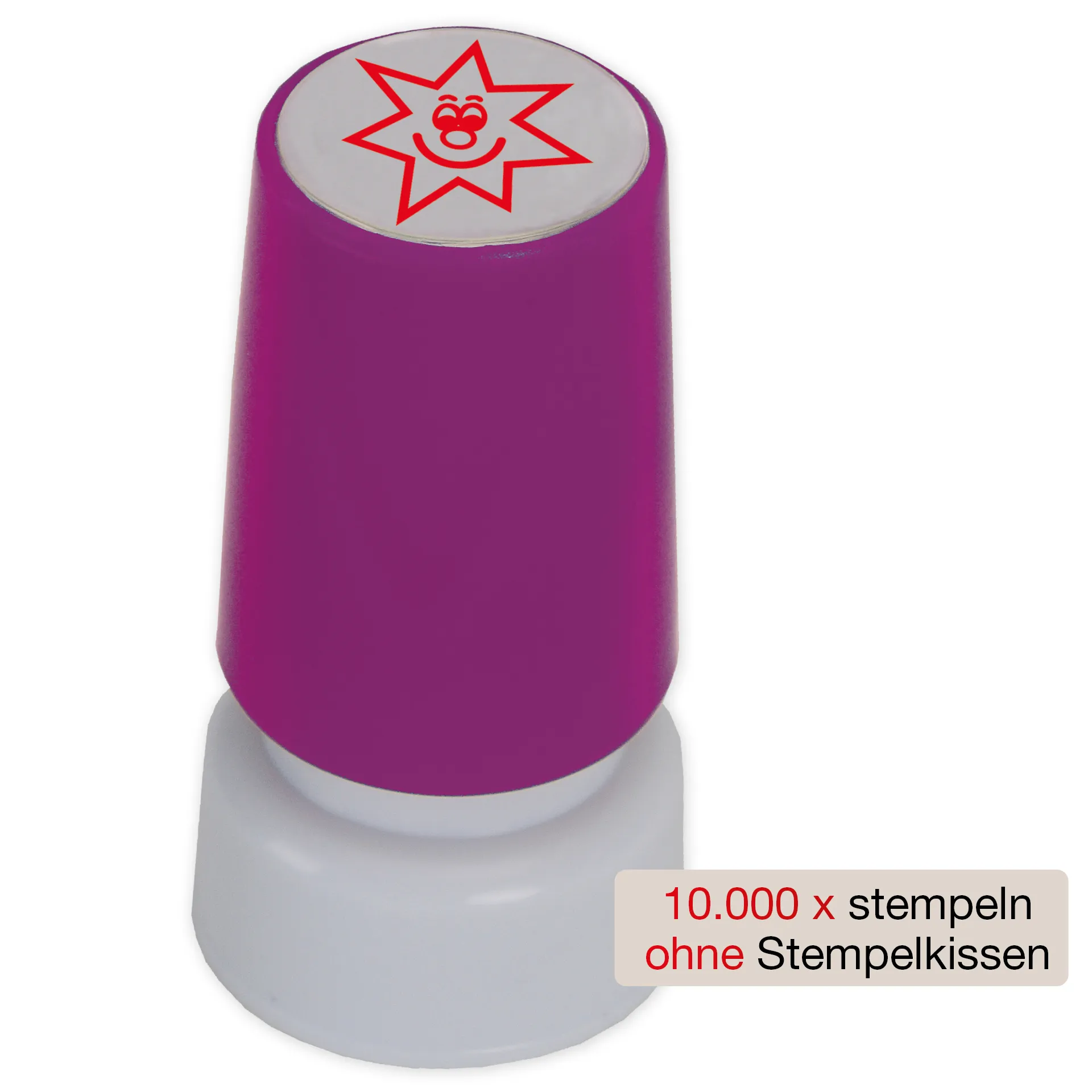 Siebdruck-Stempel "Perpetuum", "Stern"