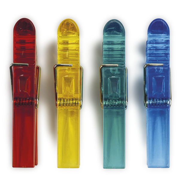 TimeTEX Magnet-Kunststoff-Klammern "Haifisch", 4-tlg., ca. 6 cm TimeTEX Magnet-Kunststoff-Klammern "Haifisch", 4-tlg., ca. 6 cm