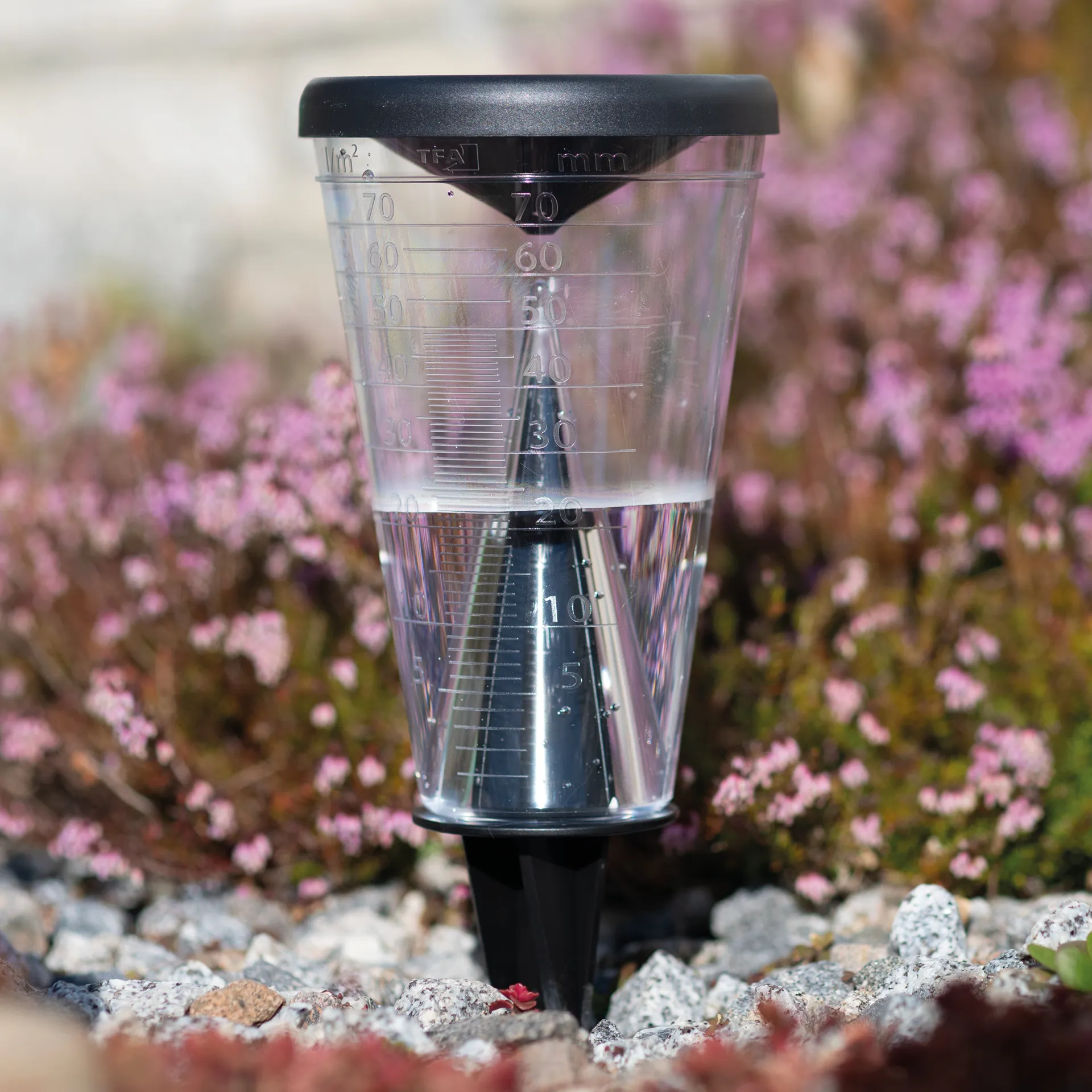 Regenmesser, analog, bis 70 mm