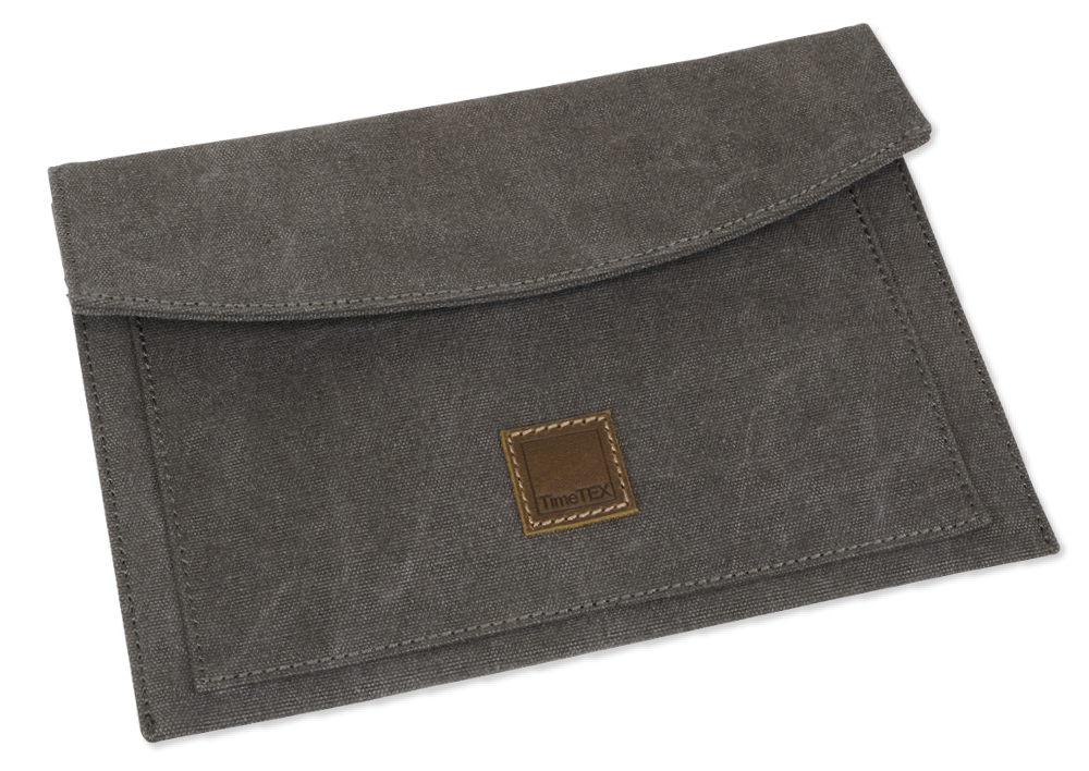 TimeTEX Tablet-Hülle aus Canvas mit Einstecktasche, 30x21 cm TimeTEX Tablet-Hülle aus Canvas mit Einstecktasche, 30x21 cm