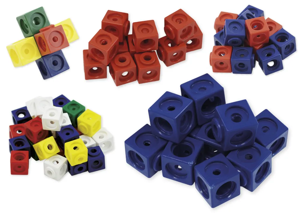 DICK-System Set Steckwürfel, 1,7 cm, 100 Stück im Polybeutel