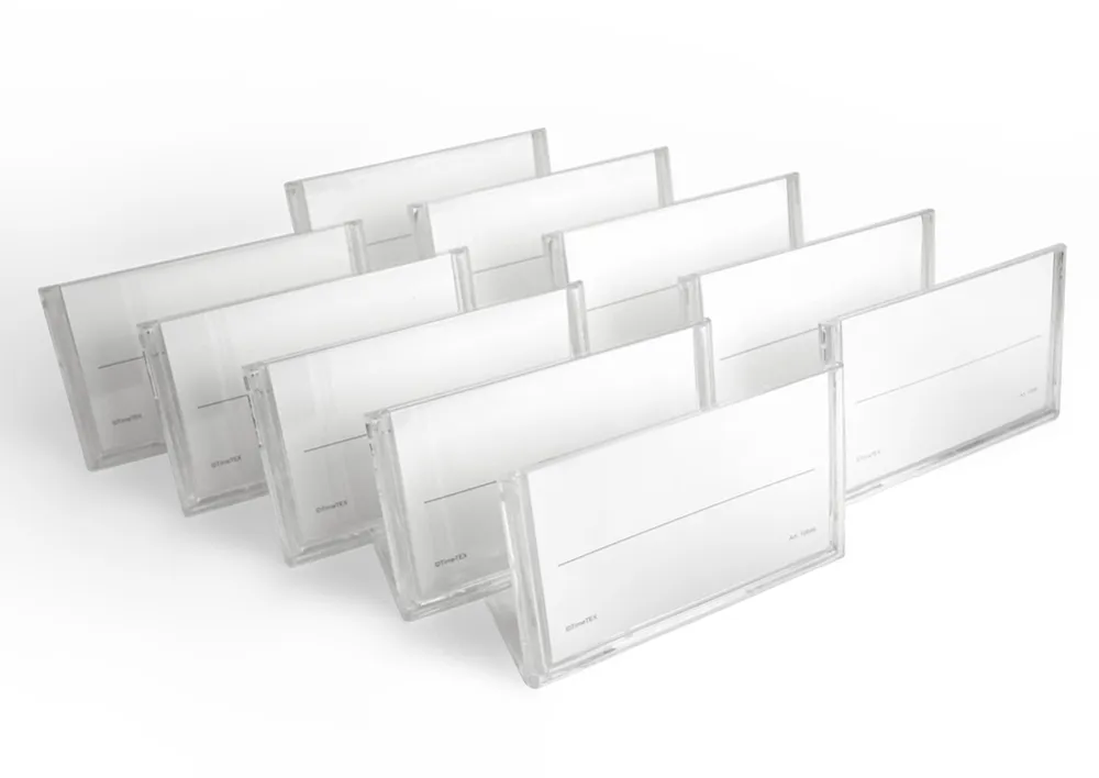 TimeTEX Set Namensschild-Aufsteller, 10-tlg.