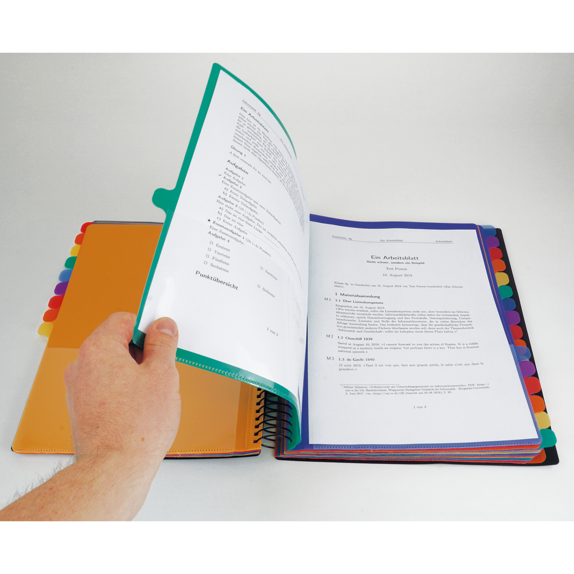 TimeTEX Tisch-Fächermappe 1-32 A4, farbig mit Verschlussgummi TimeTEX Tisch-Fächermappe 1-32 A4, farbig mit Verschlussgummi