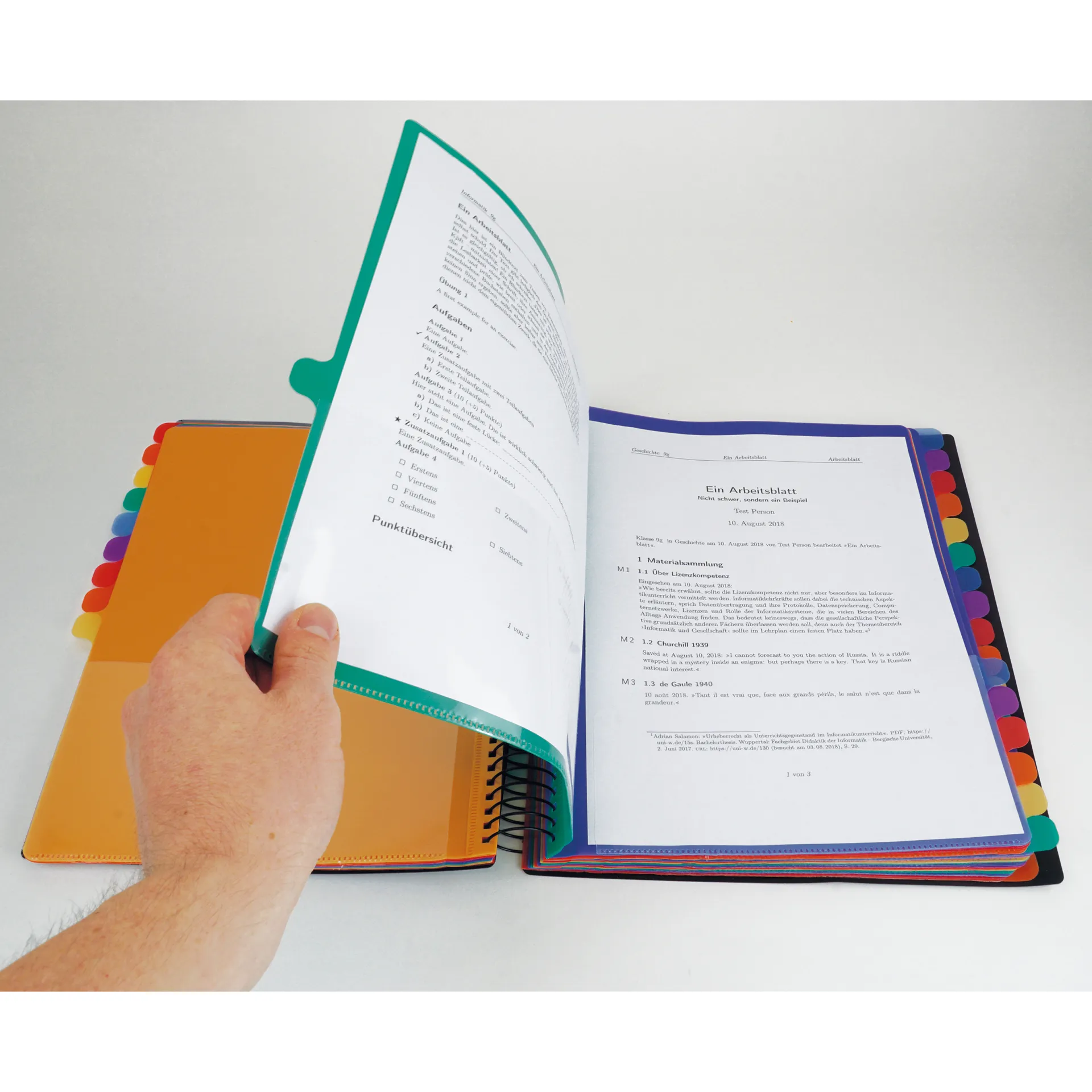 TimeTEX Tisch-Fächermappe 1-32 A4, farbig mit Verschlussgummi TimeTEX Tisch-Fächermappe 1-32 A4, farbig mit Verschlussgummi