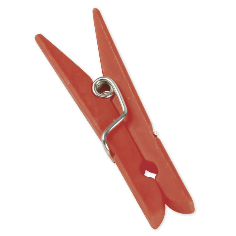 Kunststoff-Klammern 35 mm (für Markierungen), 50 Stück Kunststoff-Klammern 35 mm (für Markierungen), 50 Stück