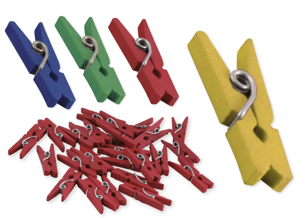 Holz-Klammern 25 mm, 50 Stück