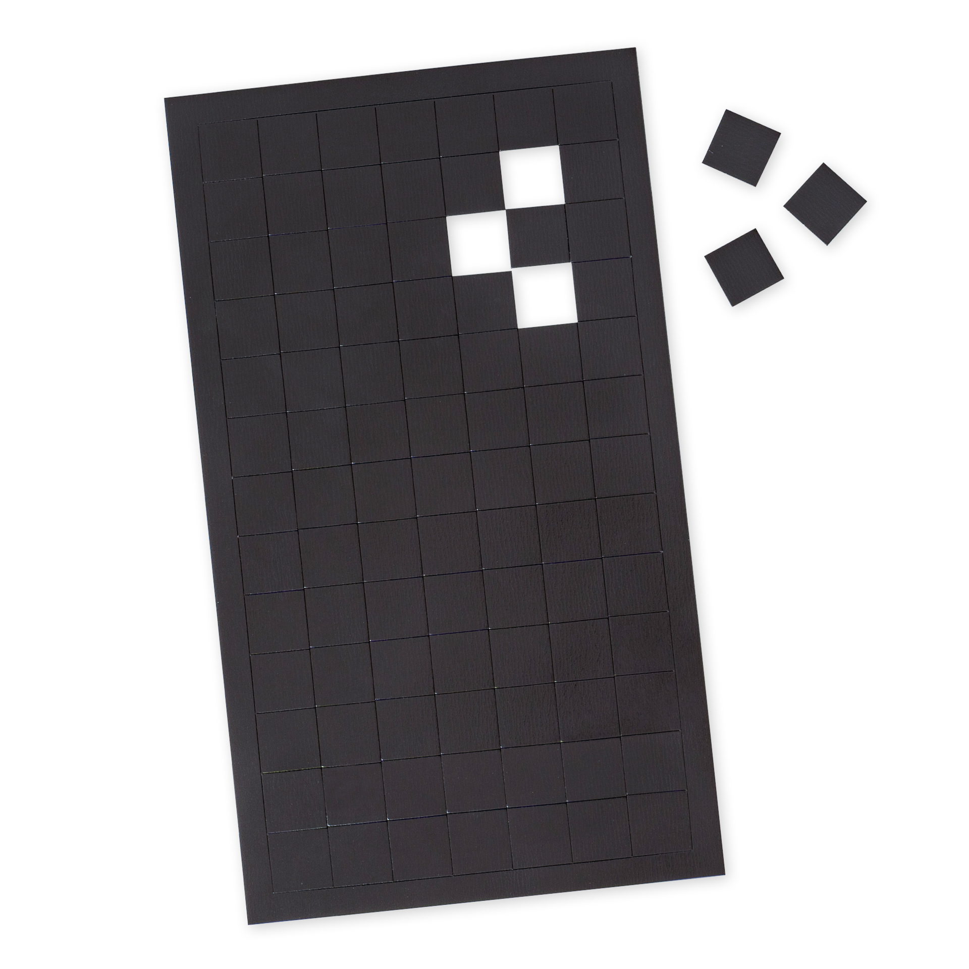 Magnet-Quadrate selbstklebend 15x15mm, 91-tlg.