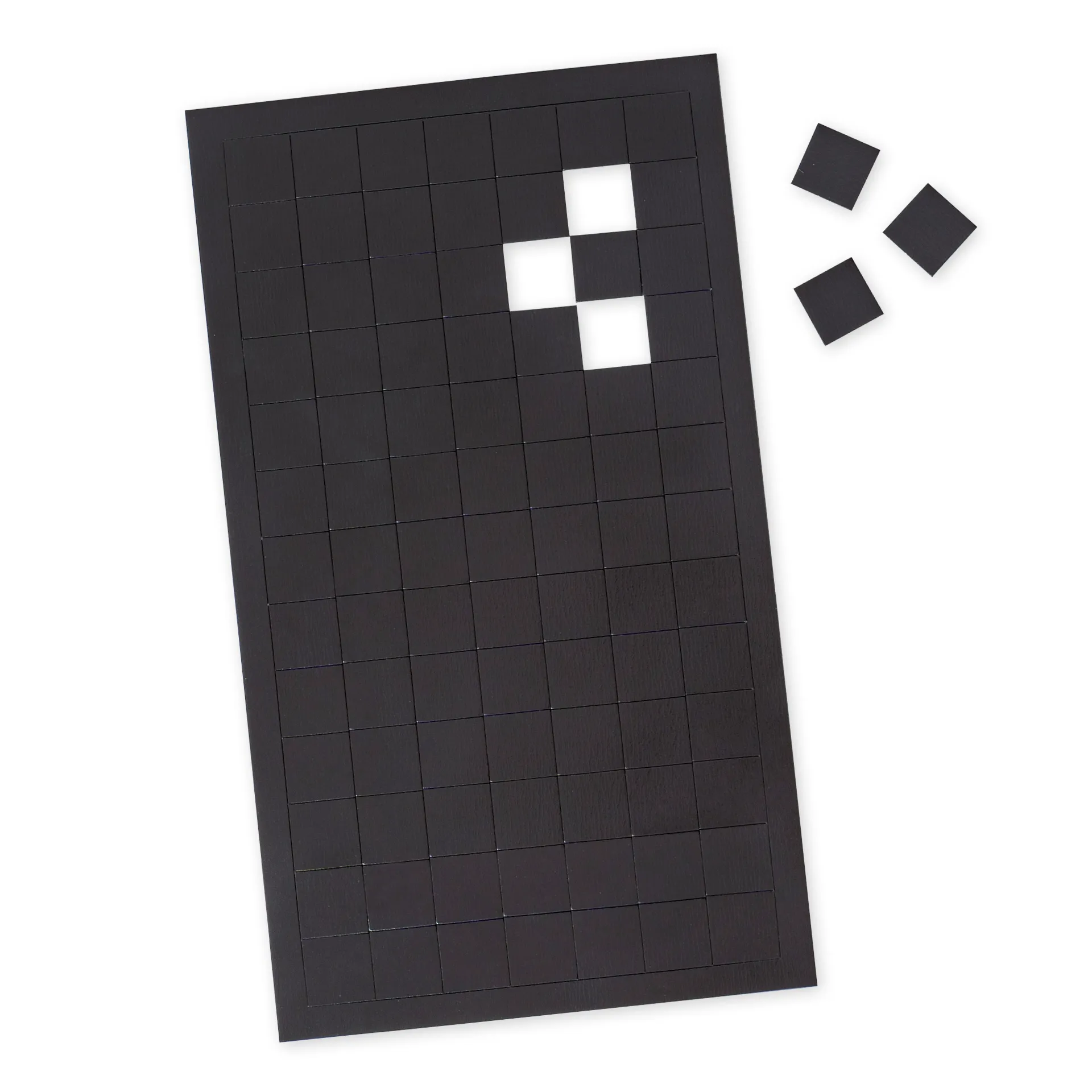Magnet-Quadrate selbstklebend 15x15mm, 91-tlg.