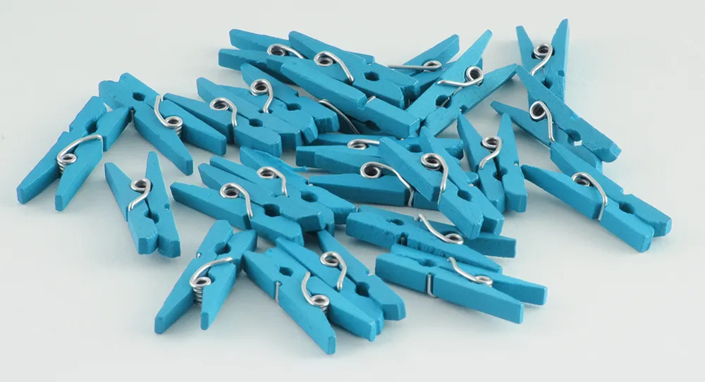 Holz-Klammern 25 mm, 50 Stück