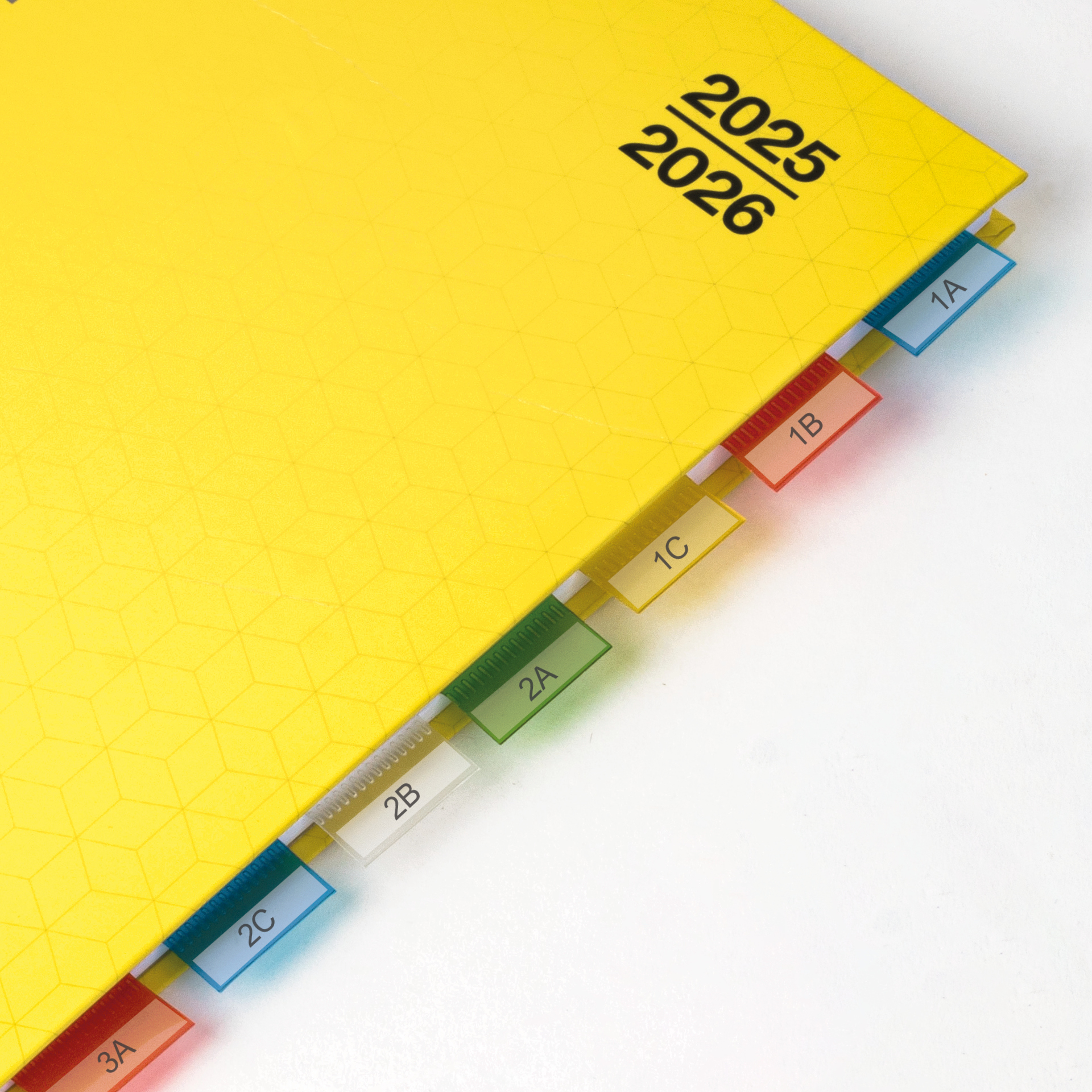 Register-Taben 12-tlg., selbstklebend, aus Kunststoff-Folie