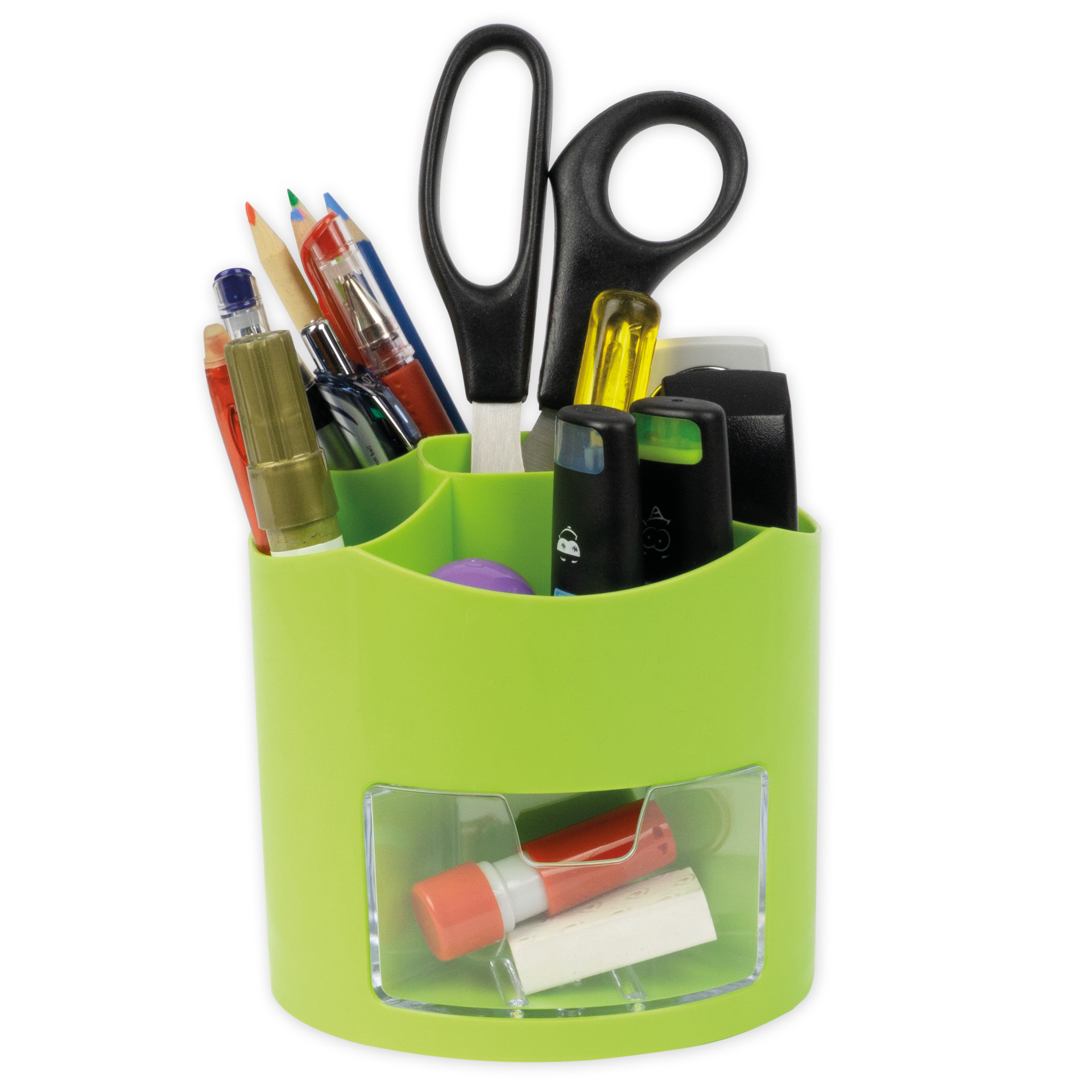 TimeTEX Tisch-Organizer mit Schubfach, drehbar, grün