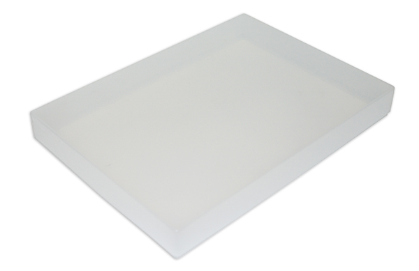 Kunststoff-Box A4 flach, transparent farblos