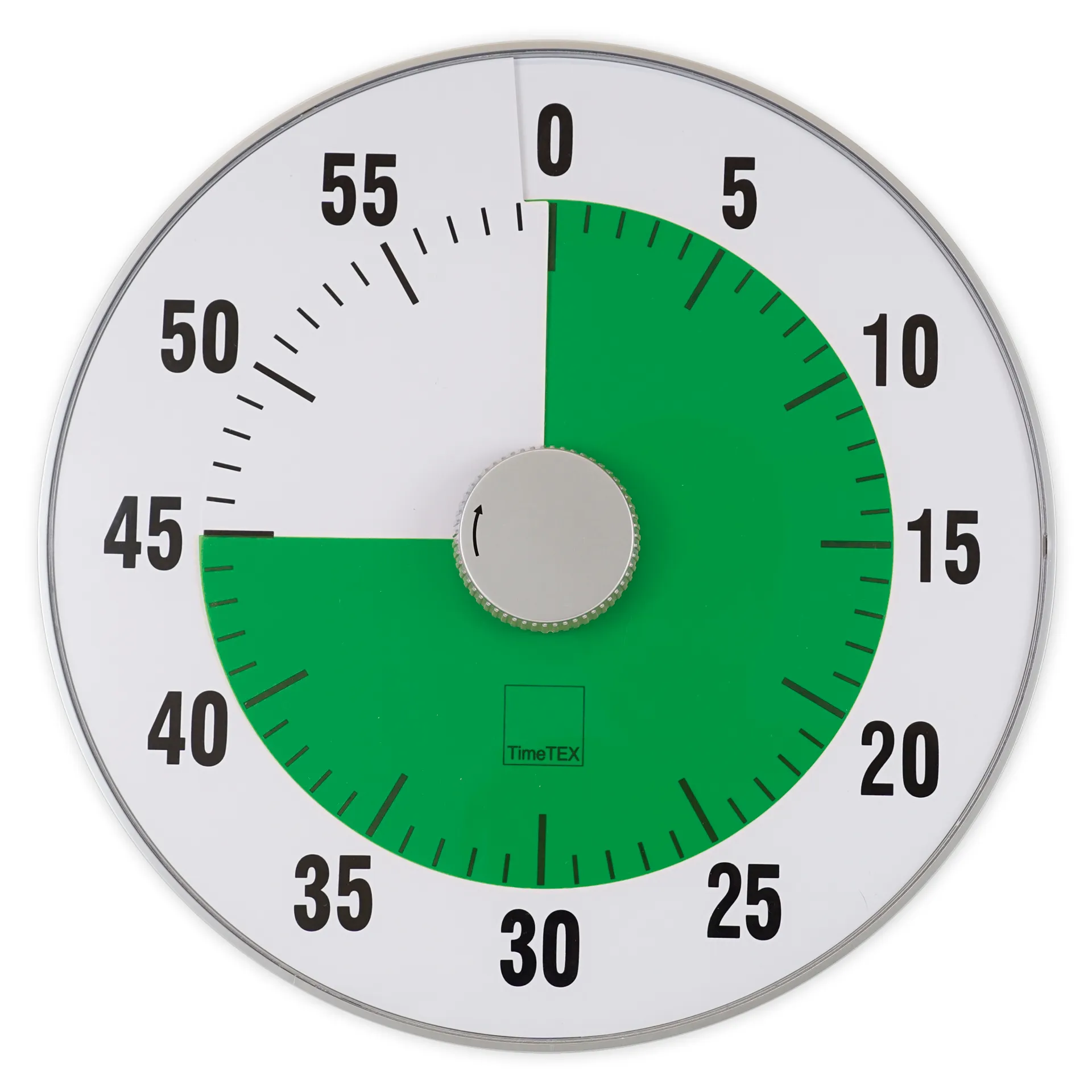 TimeTEX Zeitdauer-Uhr "lautlos" XL, 32 cm ø