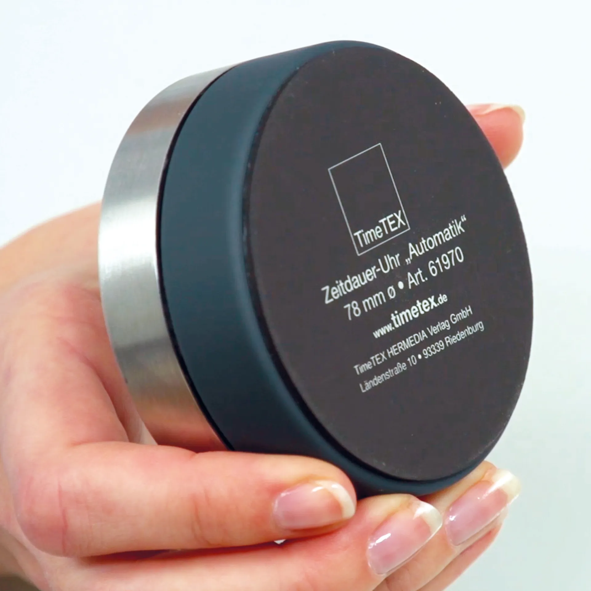 Zeitdauer-Uhr "Automatik" Compact mit Magnet und Ampelscheibe