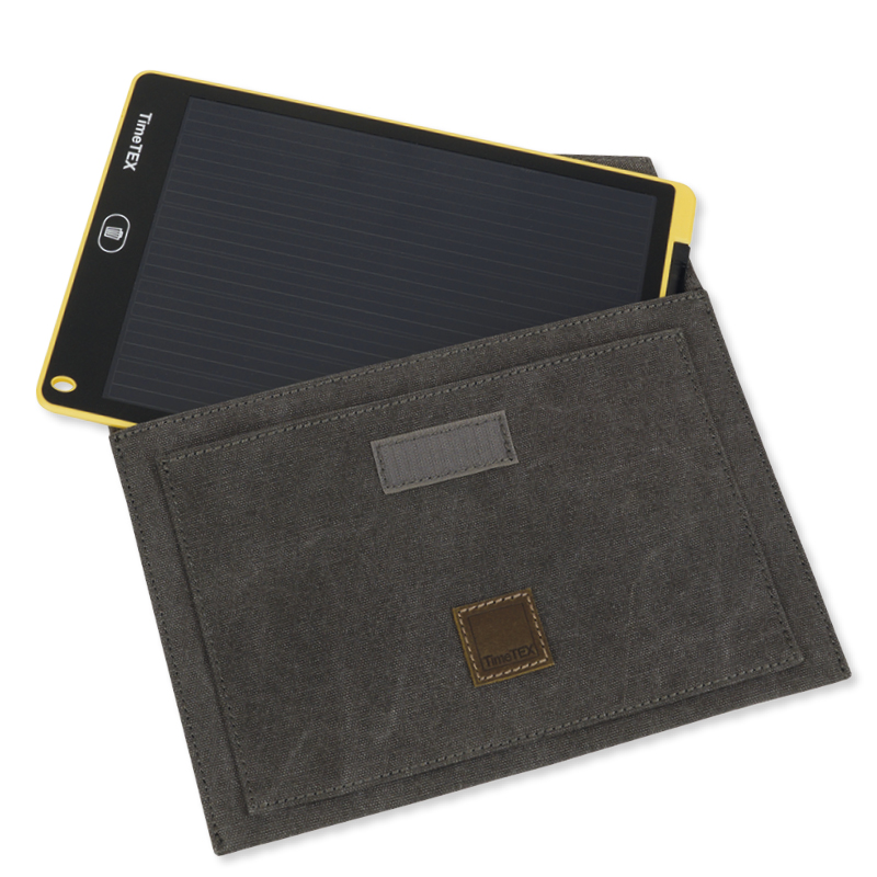 TimeTEX Tablet-Hülle aus Canvas mit Einstecktasche, 30x21 cm TimeTEX Tablet-Hülle aus Canvas mit Einstecktasche, 30x21 cm