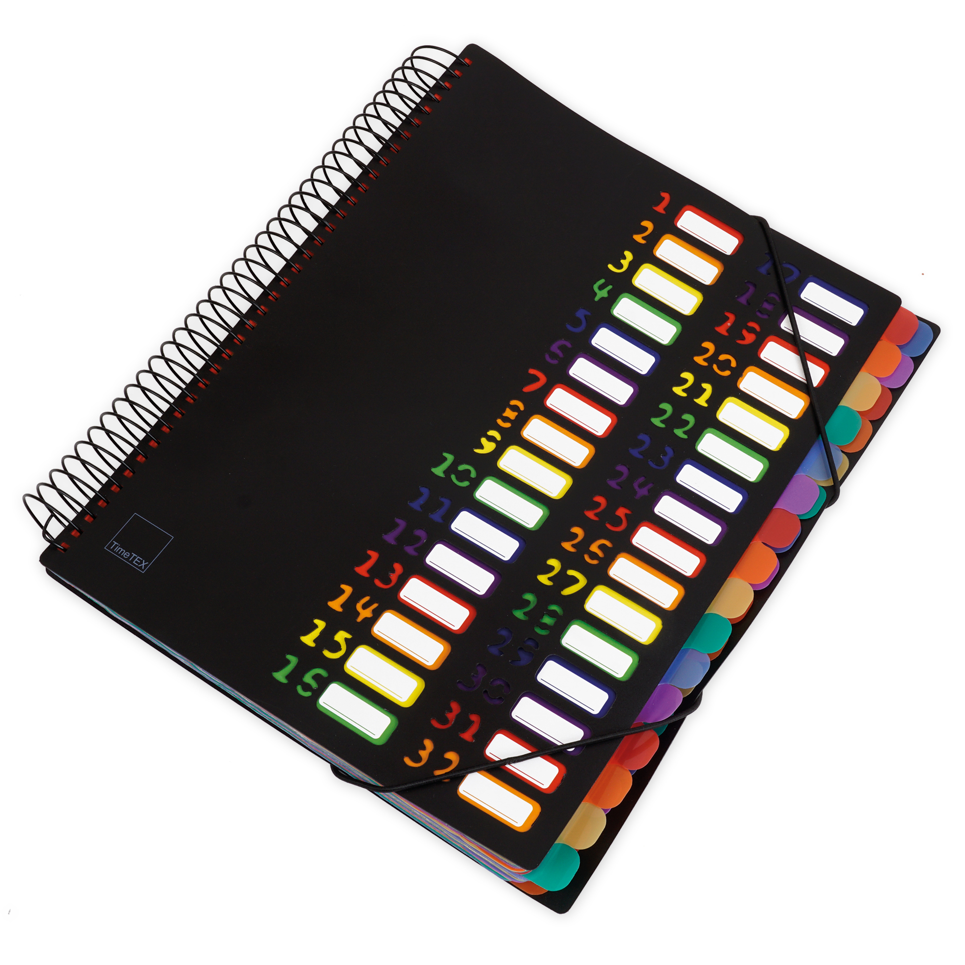 TimeTEX Tisch-Fächermappe 1-32 A4, farbig mit Verschlussgummi TimeTEX Tisch-Fächermappe 1-32 A4, farbig mit Verschlussgummi