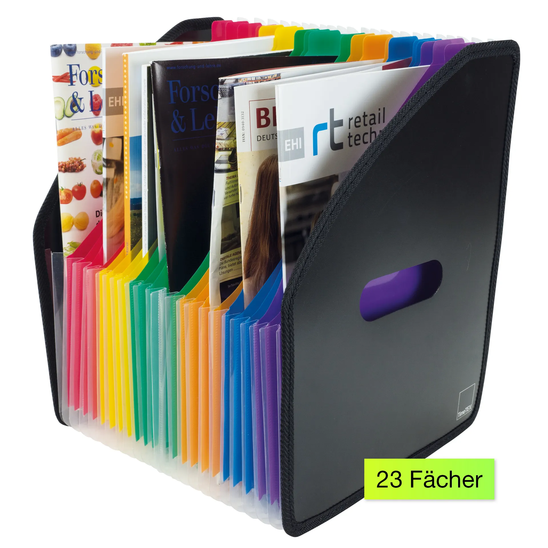 Stehsammler "Fächerstar" A4, 23 Fächer