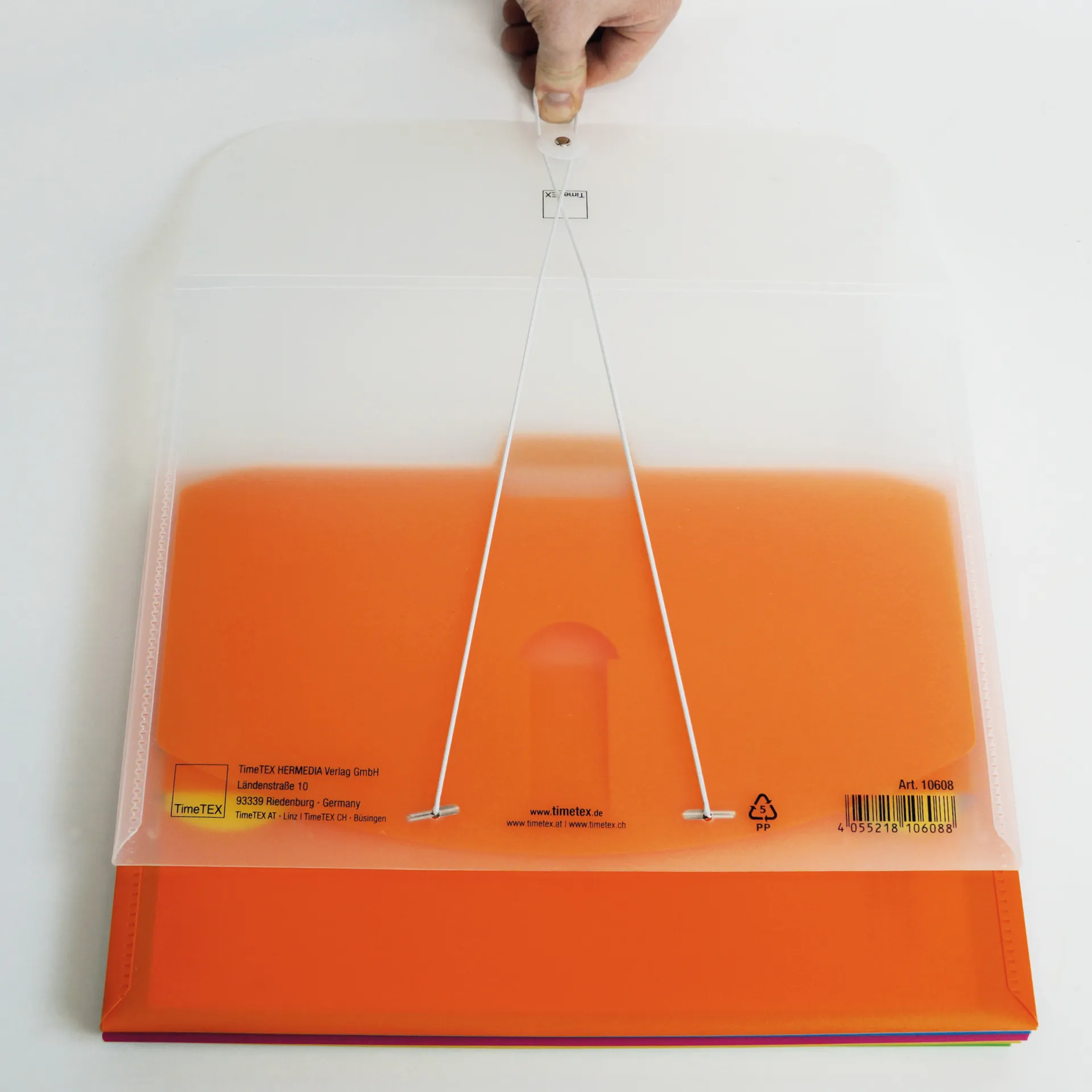 Hänge-Orga-Mappe für A4, 7 Fächer, transparent Hänge-Orga-Mappe für A4, 7 Fächer, transparent