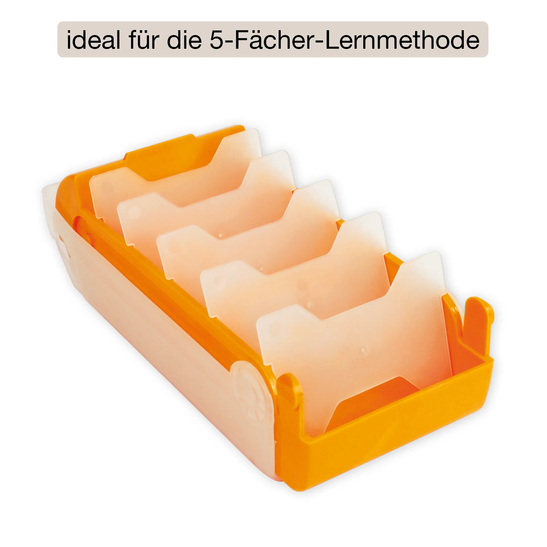 Lernbox A8 Kunststoff mit 100 Lernkärtchen