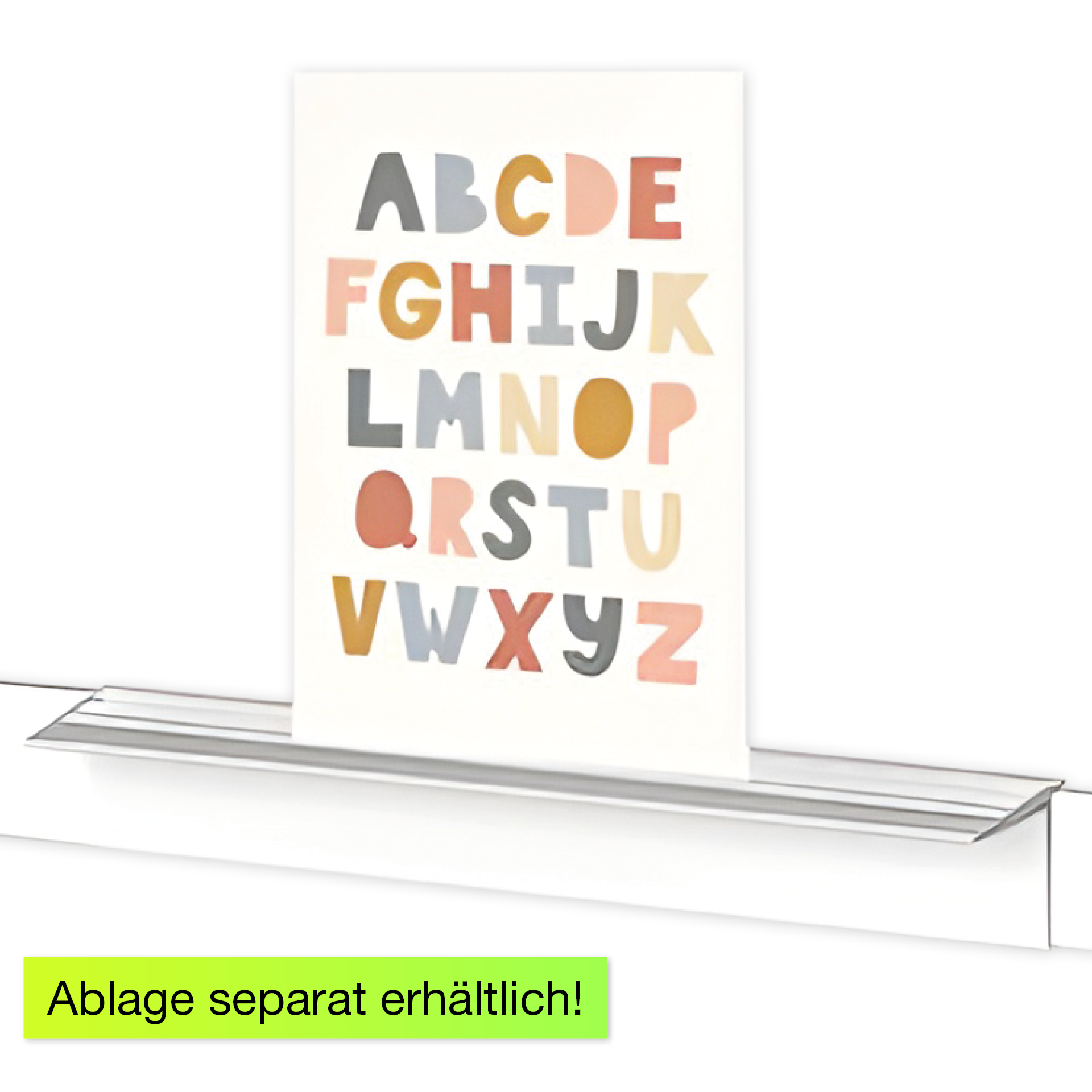 Info-Leiste mit Befestigungs-Material, 100 cm, weiß Info-Leiste mit Befestigungs-Material, 100 cm, weiß