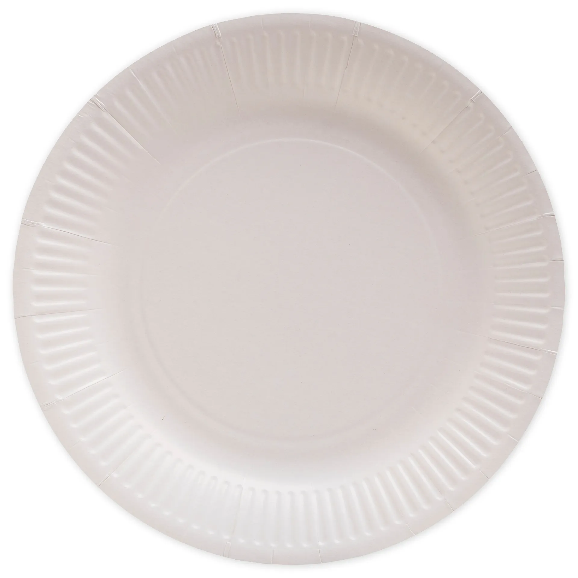 Set Pappteller weiß, 23 cm ø, 50 Stück