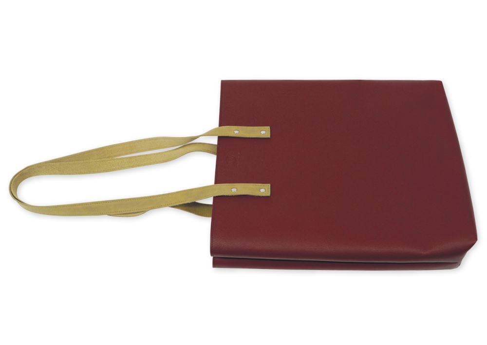 Schultertasche "Mali" aus Apfelleder Schultertasche "Mali" aus Apfelleder