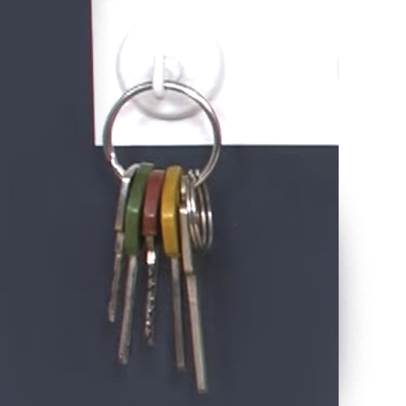 Magnet-Haken-Set, 32 mm ø, weiß, 5-tlg.