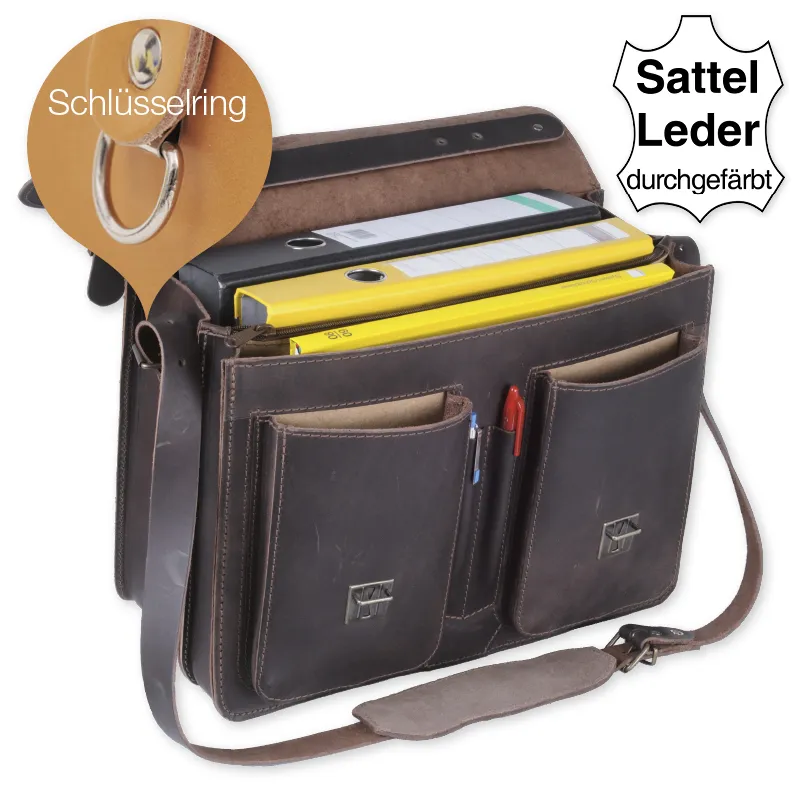 TimeTEX Büchertasche "Probata Futura" mit Laptop-Einsatz
