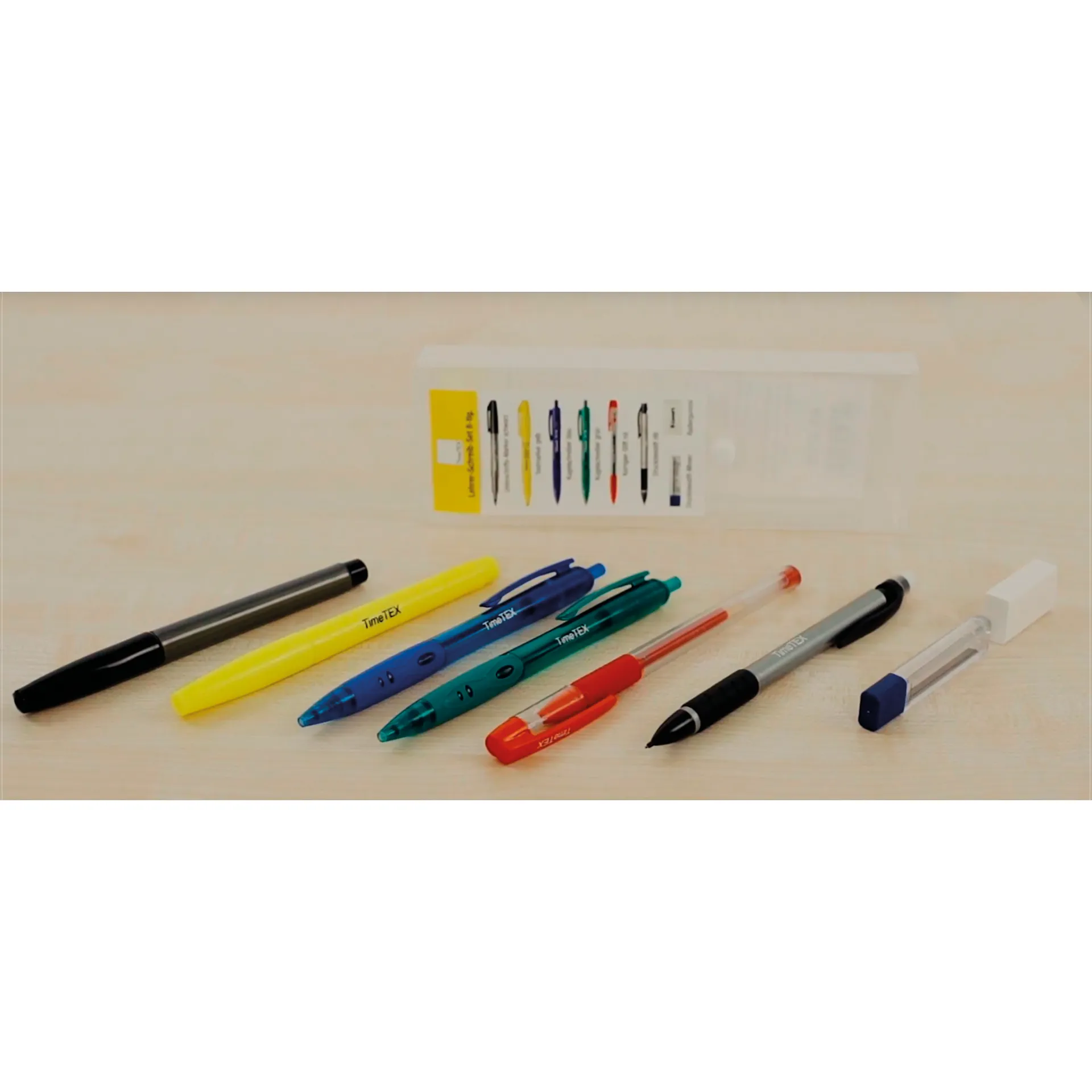 Büro-Schreib-Set 8-tlg., im Etui