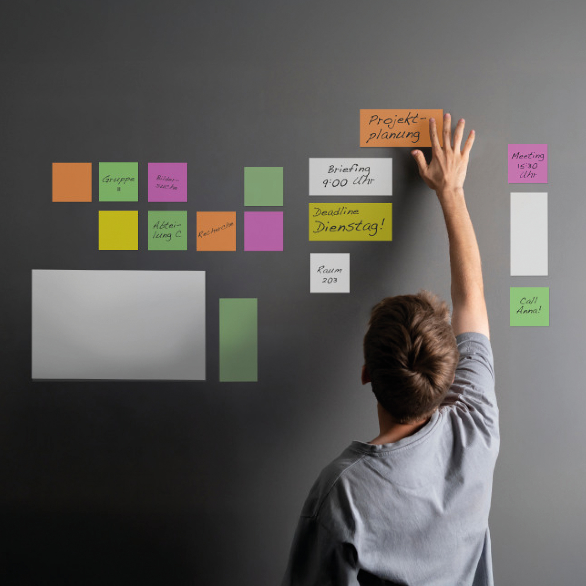 Notiz-Zettel "statisch", 10 x 10 cm, 250 Stück