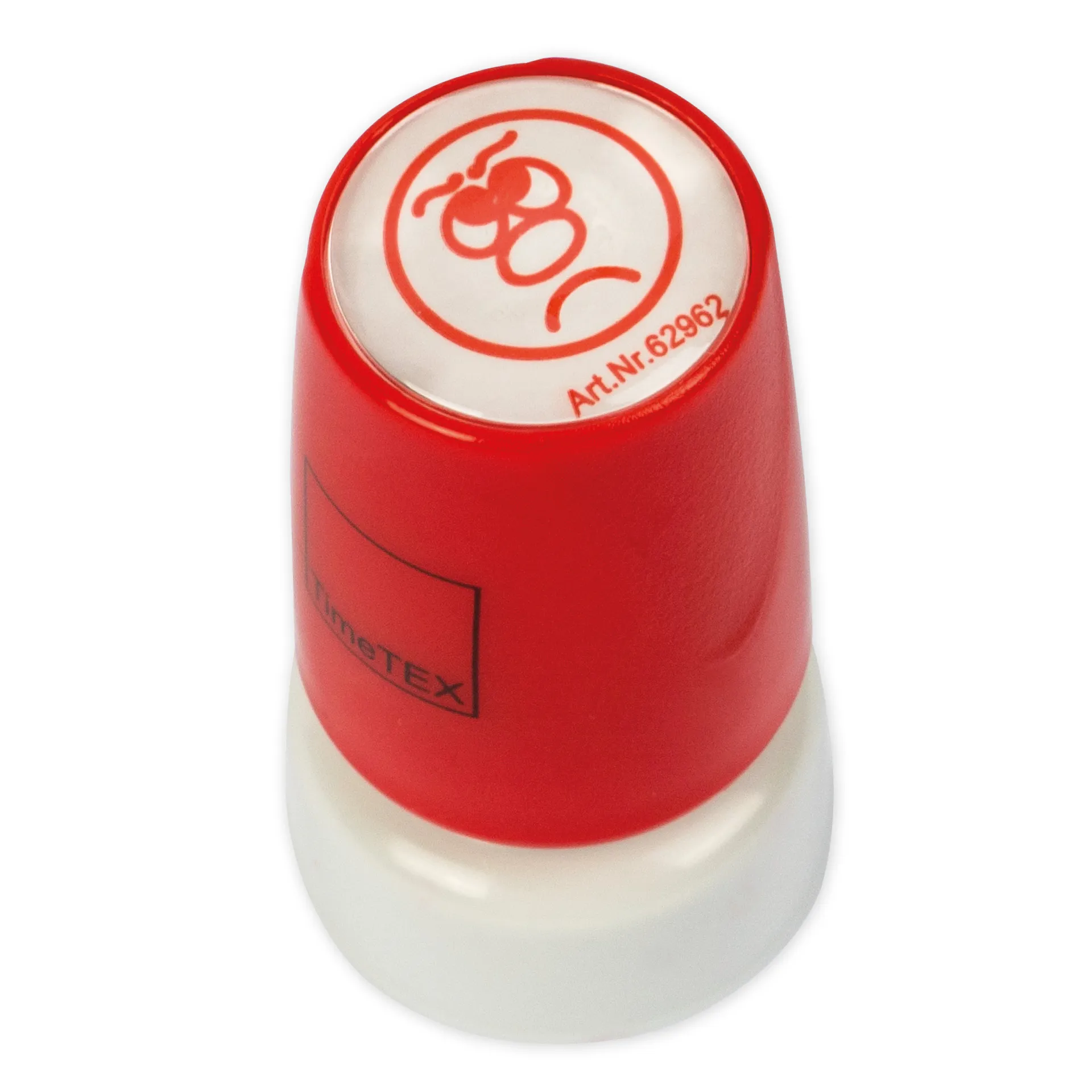 Siebdruck-Stempel "Perpetuum", "Gesicht traurig"
