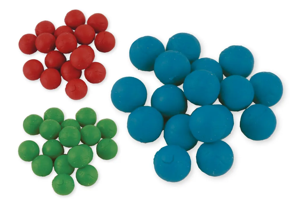 Flüster-Kugeln für Schüttelbox, 50 Stück