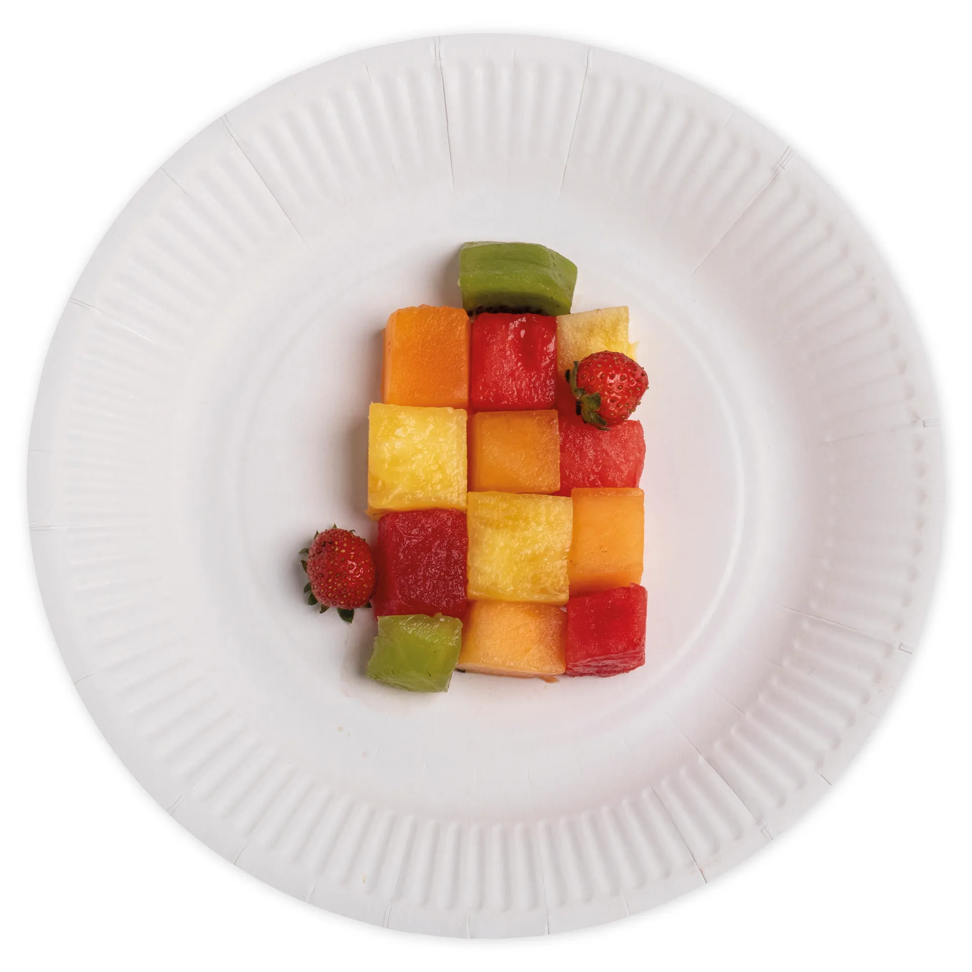 Set Pappteller weiß, 23 cm ø, 50 Stück