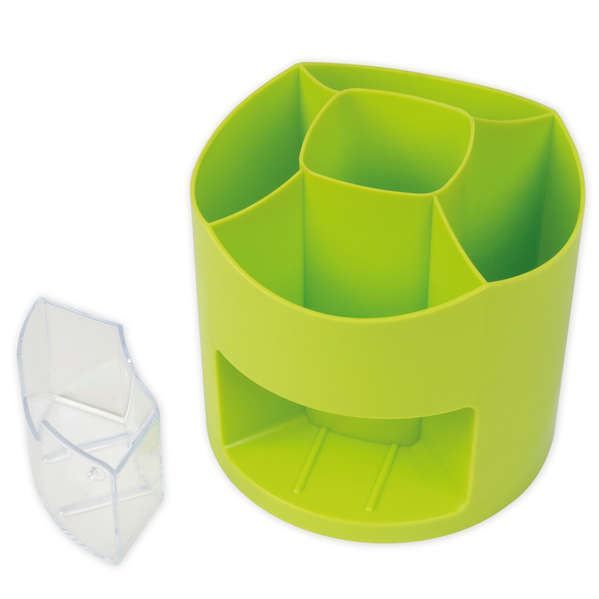 TimeTEX Tisch-Organizer mit Schubfach, drehbar, grün