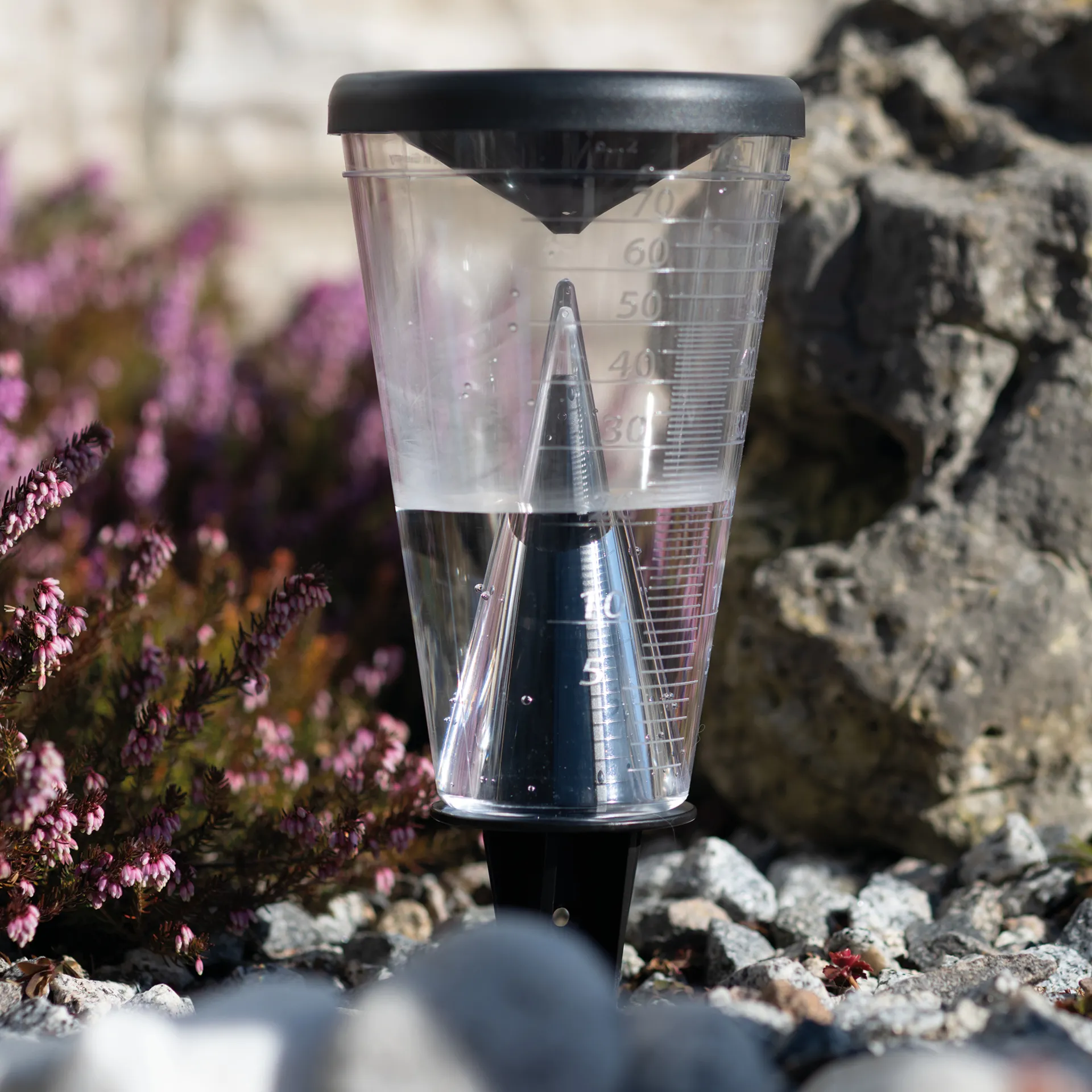 Regenmesser, analog, bis 70 mm