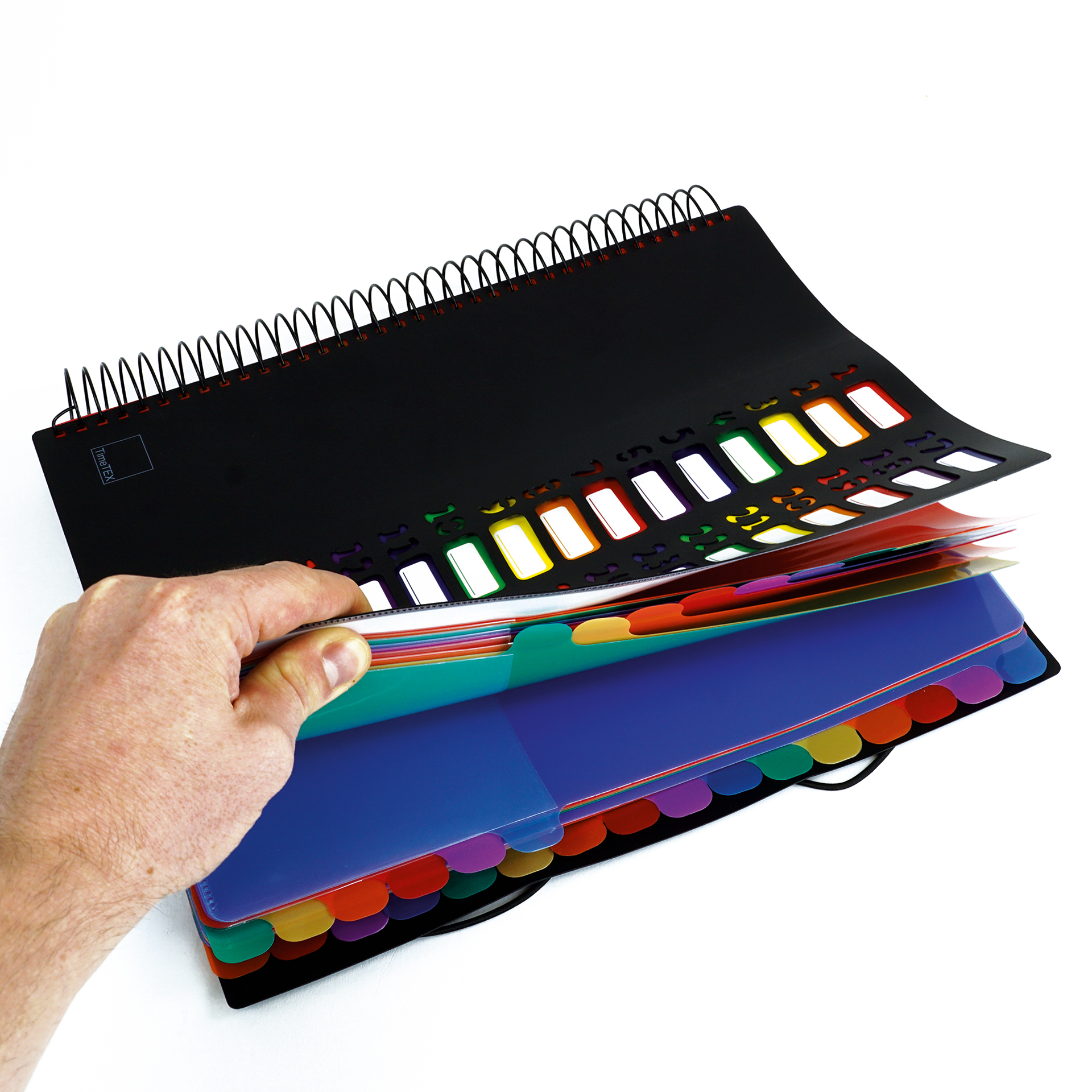 TimeTEX Tisch-Fächermappe 1-32 A4, farbig mit Verschlussgummi TimeTEX Tisch-Fächermappe 1-32 A4, farbig mit Verschlussgummi