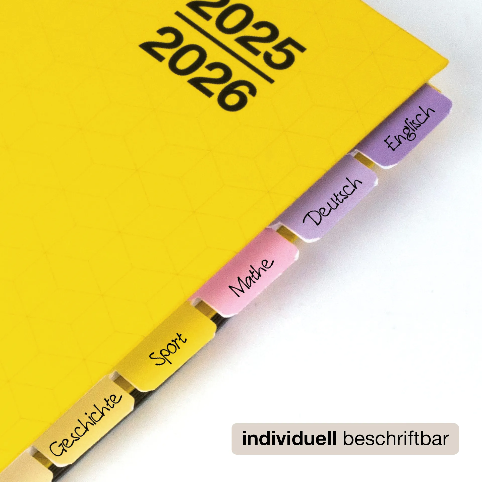 TimeTEX Register-Taben XL 23-tlg., selbstklebend, aus Karton-Papier