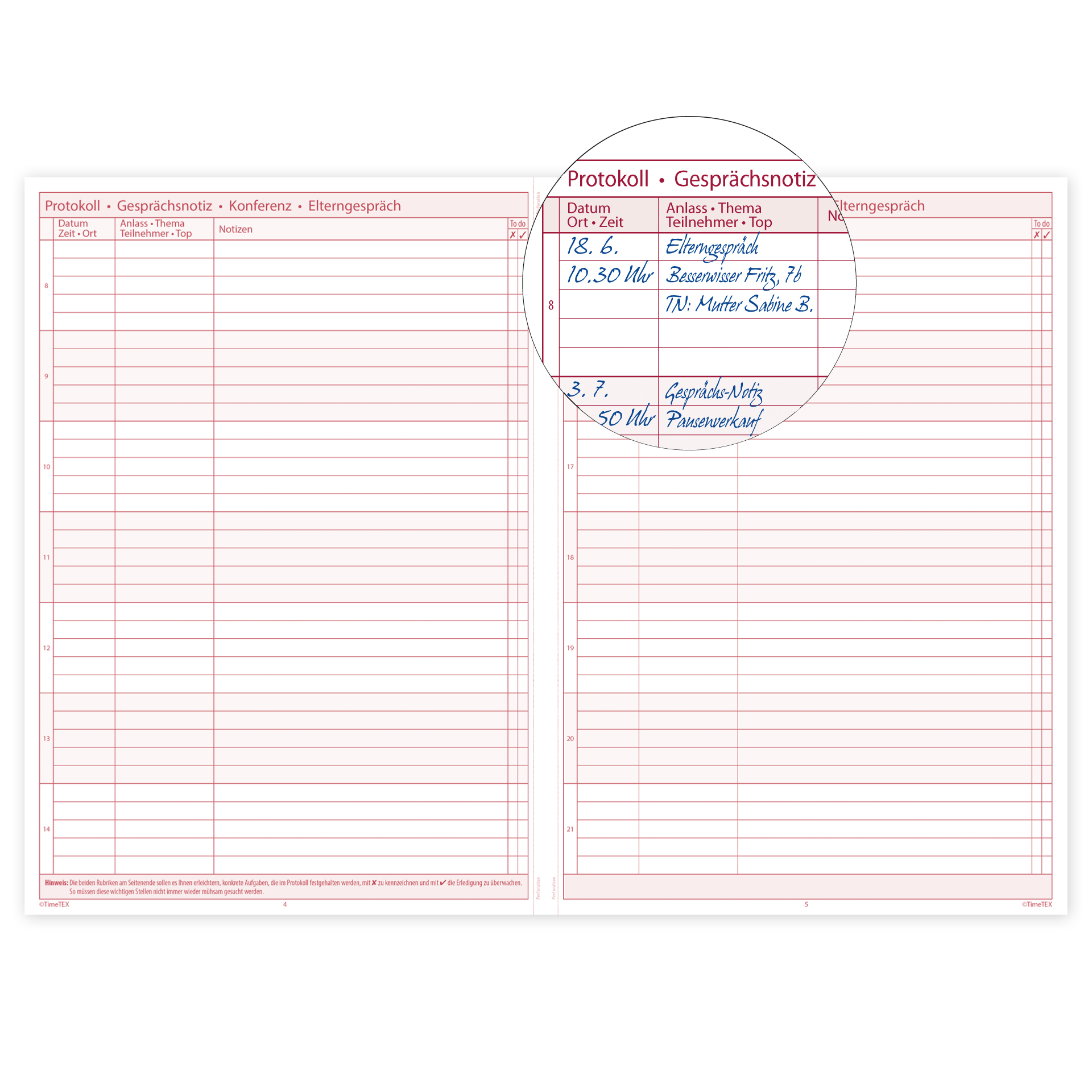 TimeTEX Heft Notizen A4 