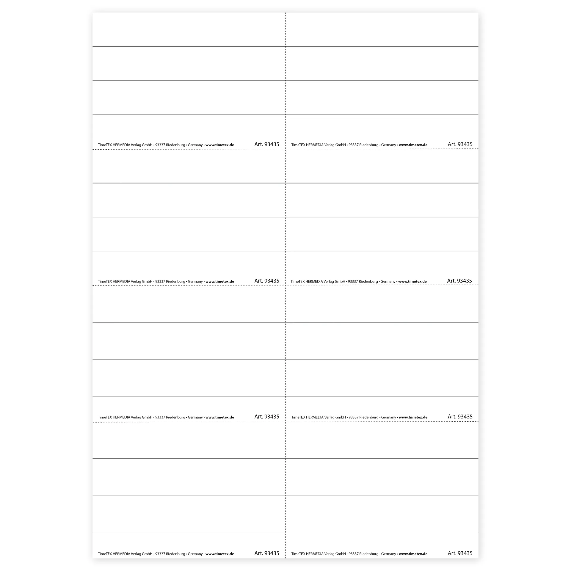 Set Beschriftungs-Tasche A7, selbstklebend, 12-tlg.