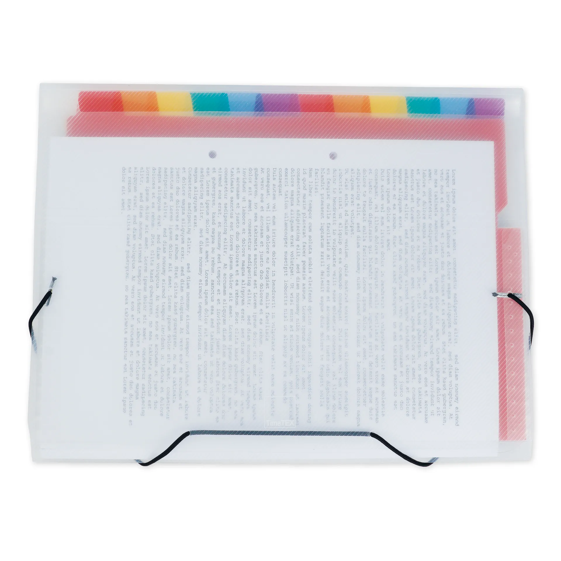 Fächer-Ablage-Registermappe A4-Plus